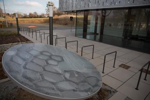 Kunst im öffentlichen Raum TU Dresden Knappe