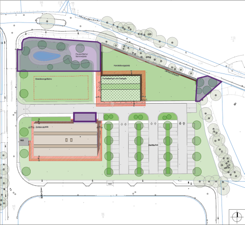 Grundriss Gelände_Neubau Zoll KW