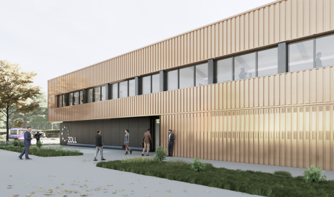 HAupteingang NEubau Zoll Klingewalde